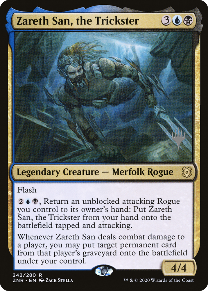 Zareth San, the Trickster (PPZNR-242) - Zendikar Rising Promos Foil