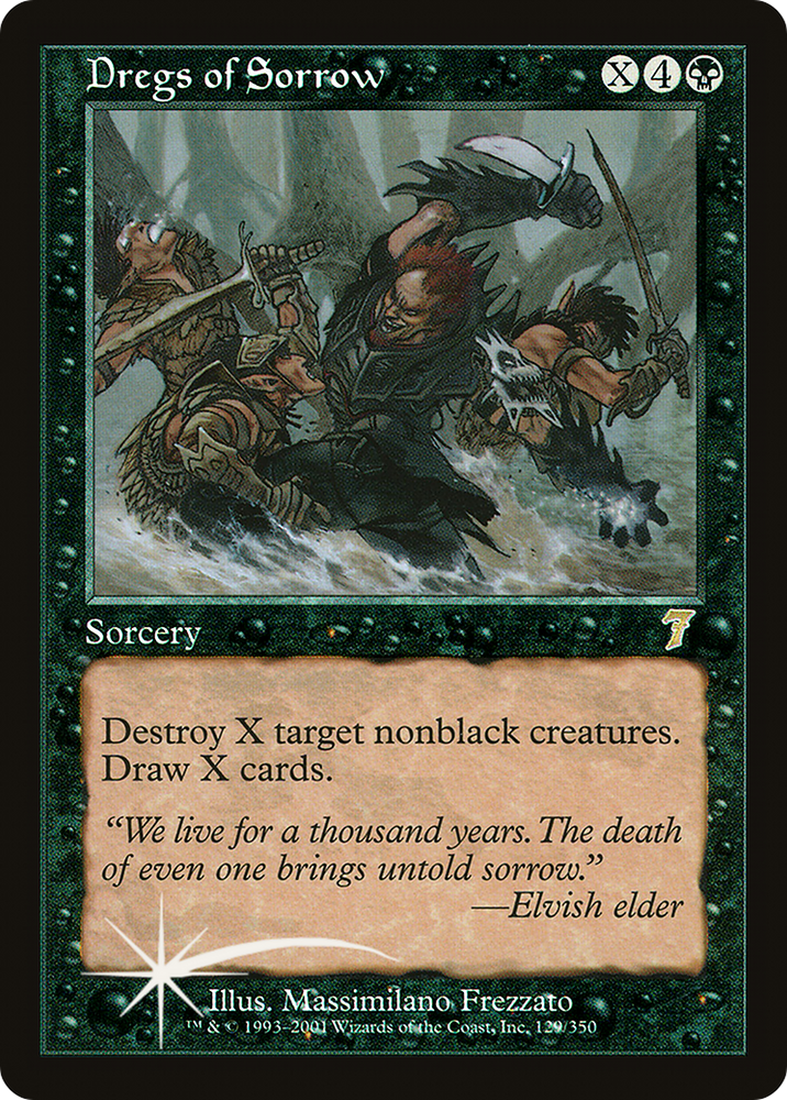 Dregs of Sorrow (7ED-129★) - Seventh Edition Foil