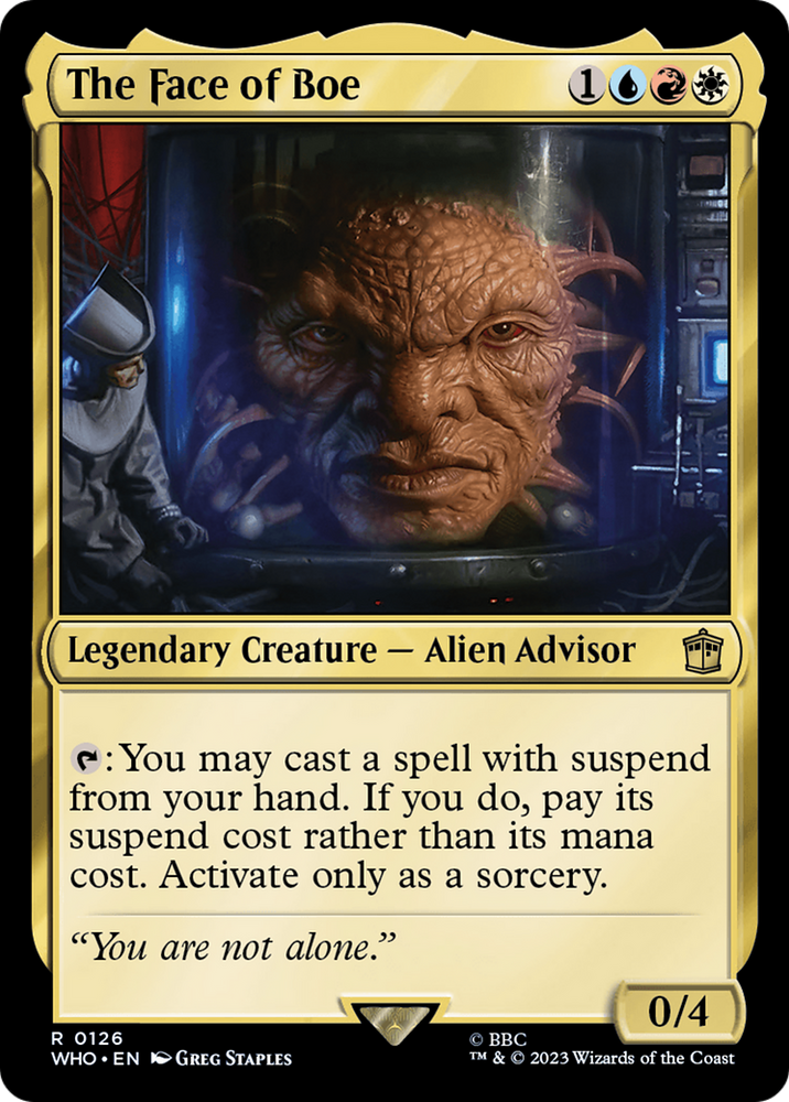 The Face of Boe (WHO-126) - Doctor Who