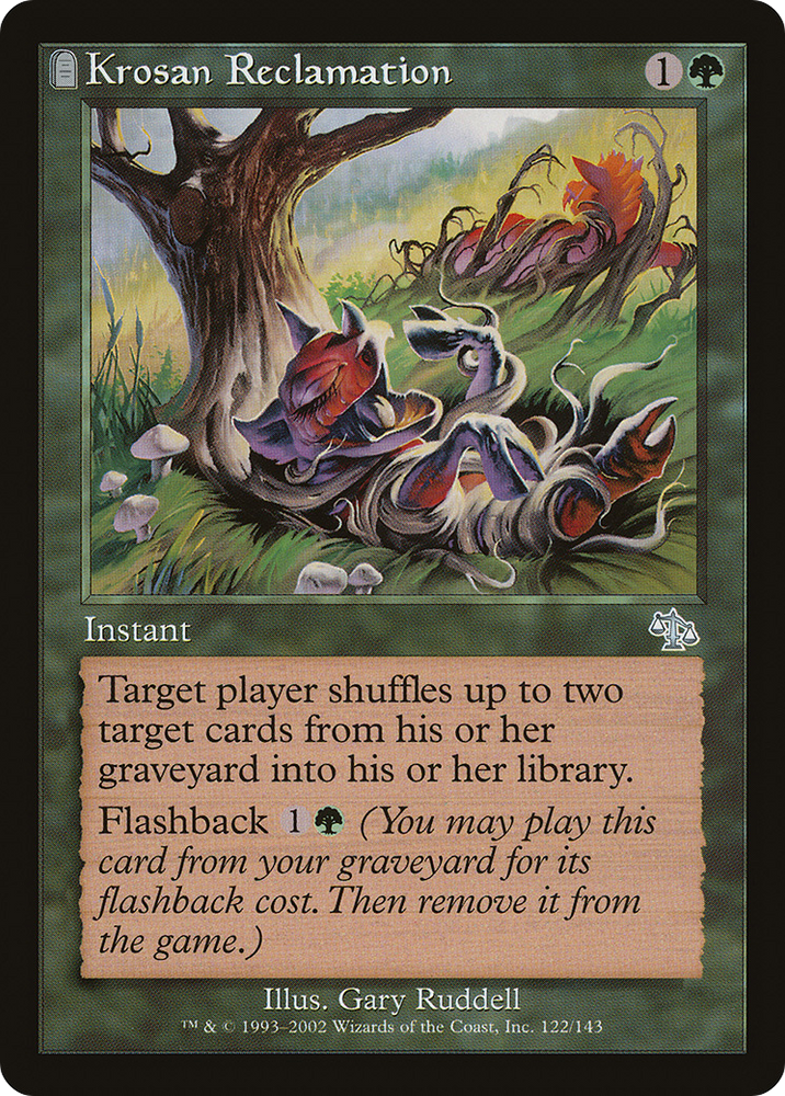 Krosan Reclamation (JUD-122) - Judgment: (tombstone) Foil