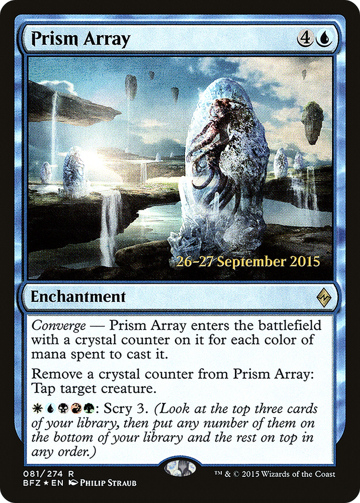 Prism Array (PRE-081) - Battle for Zendikar Promos Foil