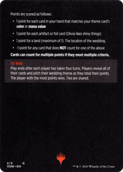 Vampire Wedding Planner // Vampire Wedding Planner (cont'd) (MVOW-002) - Innistrad: Crimson Vow Minigames