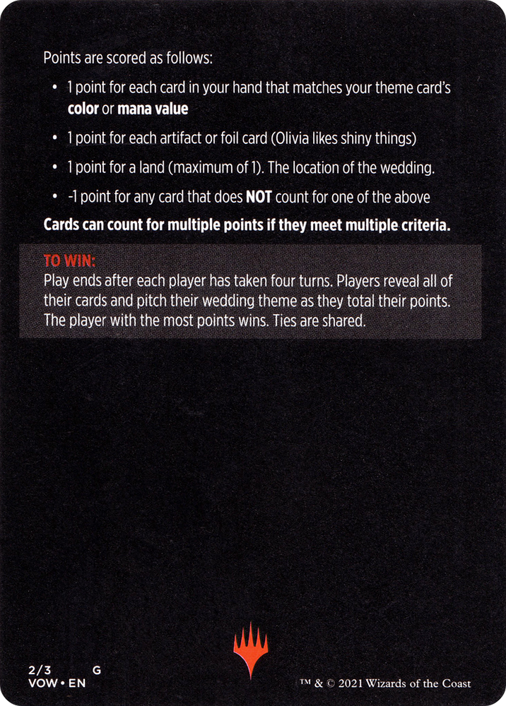 Vampire Wedding Planner // Vampire Wedding Planner (cont'd) (MVOW-002) - Innistrad: Crimson Vow Minigames Foil