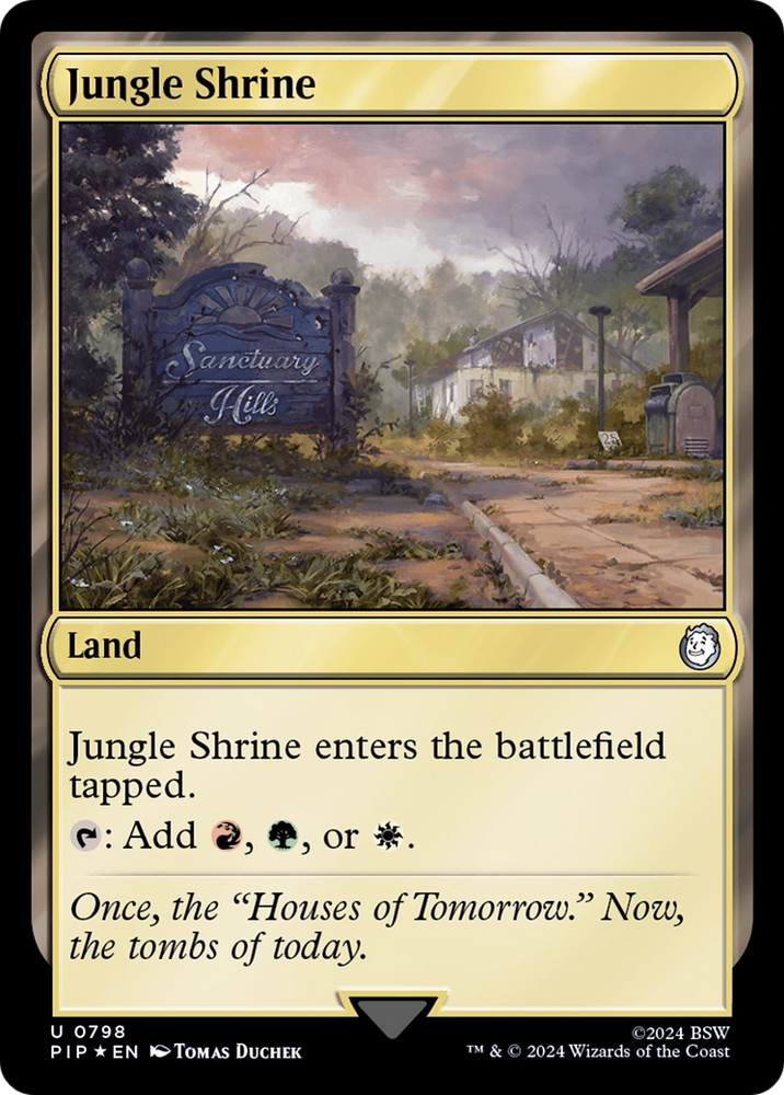 Jungle Shrine (Surge Foil) (PIP-798) - Fallout Foil