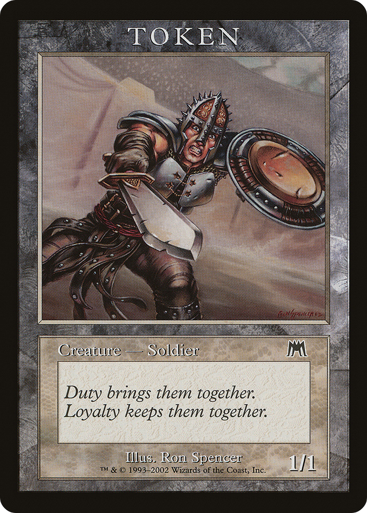 Soldier Token (ONS) (MPRP-008) - Magic Player Rewards 2002