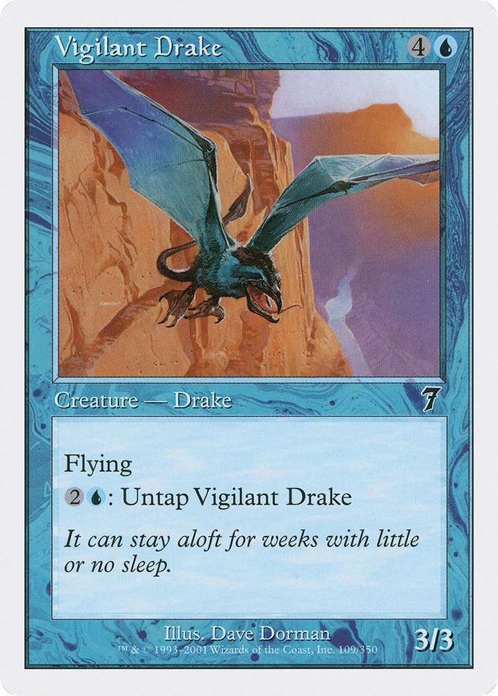 Vigilant Drake (7ED-109) - Seventh Edition