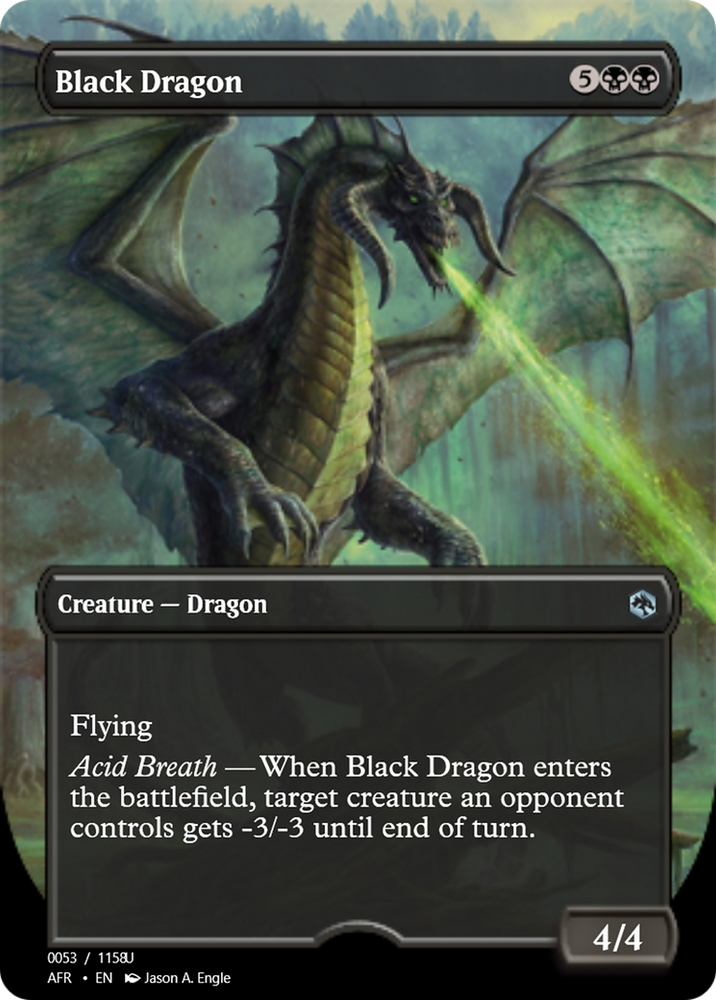 Black Dragon (PRM-92722) - Magic Online Promos Foil