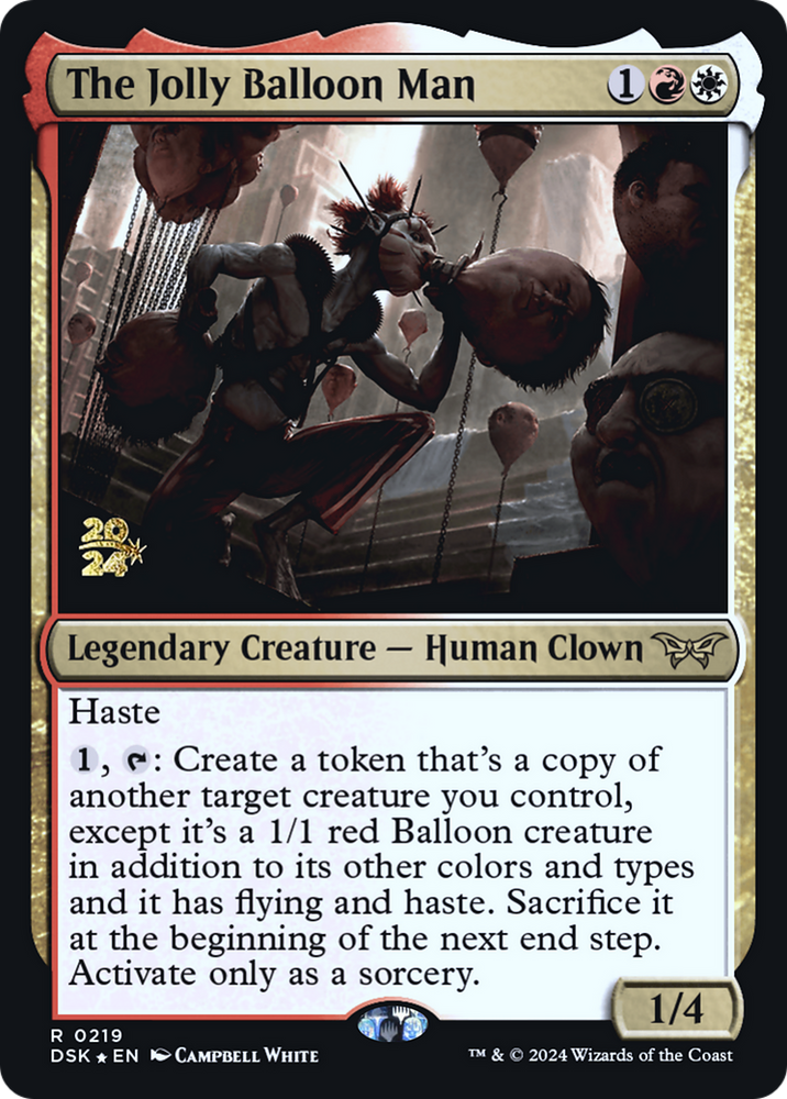 The Jolly Balloon Man (PRE-219) - Duskmourn: House of Horror Promos Foil