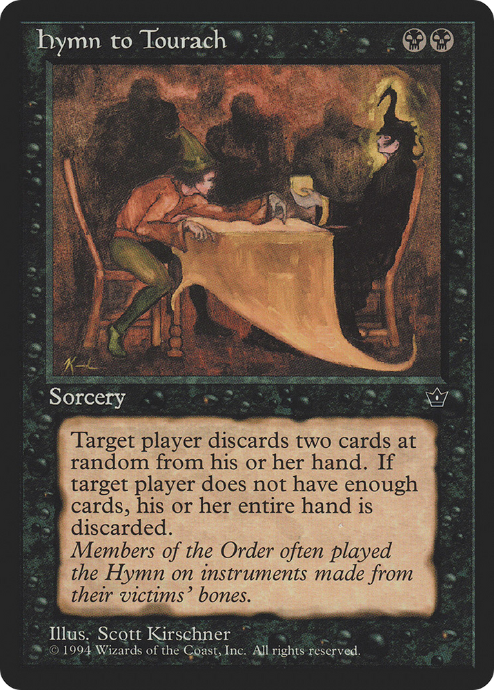 Hymn to Tourach (Table) (FEM-38D) - Fallen Empires