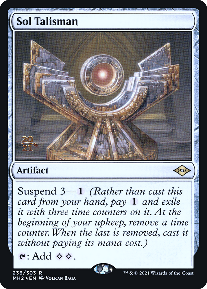 Sol Talisman (PRE-236) - Modern Horizons 2 Promos Foil