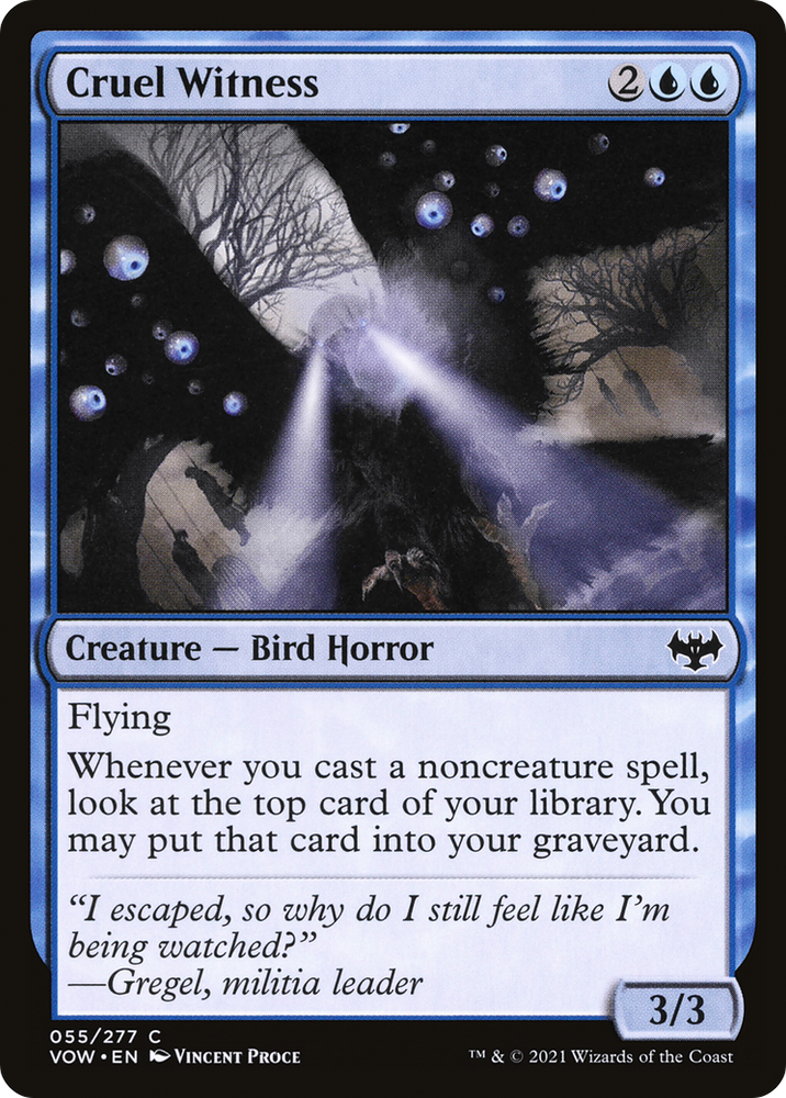 Cruel Witness (VOW-055) - Innistrad: Crimson Vow