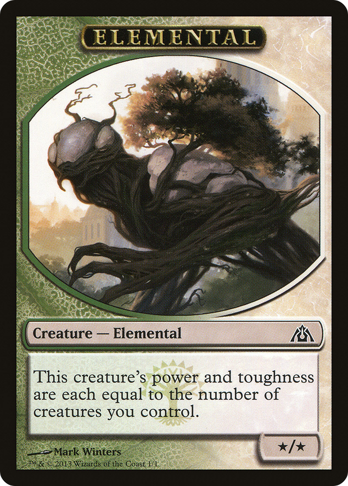 Elemental Token (DGM-001) - Dragon's Maze Tokens