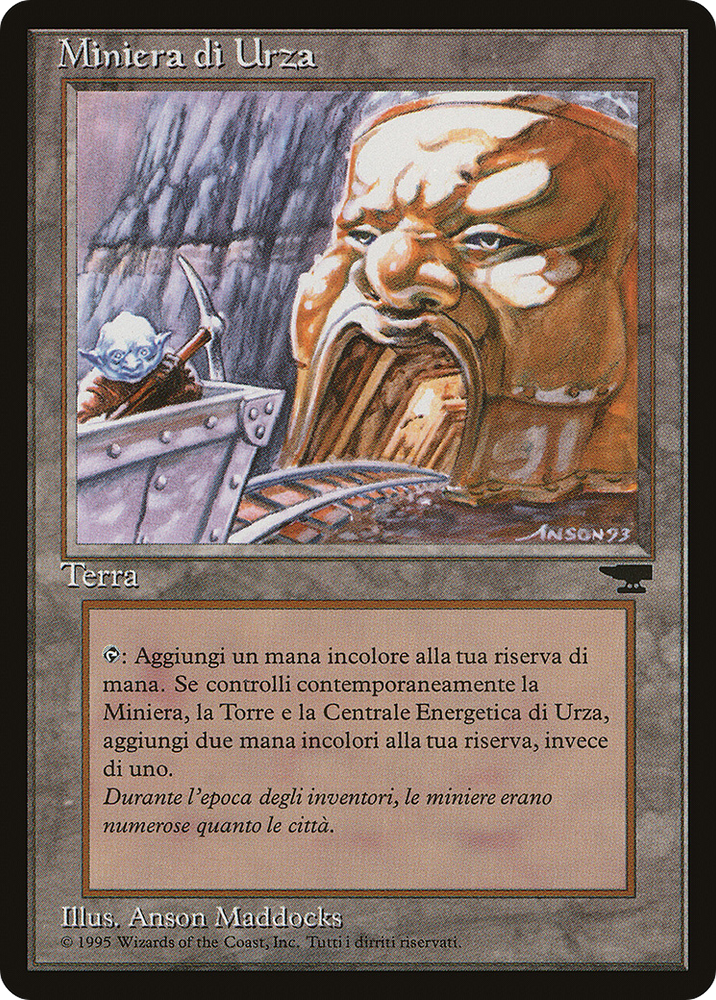 Urza's Mine (Pulley) (Italian) - "Miniera di Urza" (REN-177) - Rinascimento