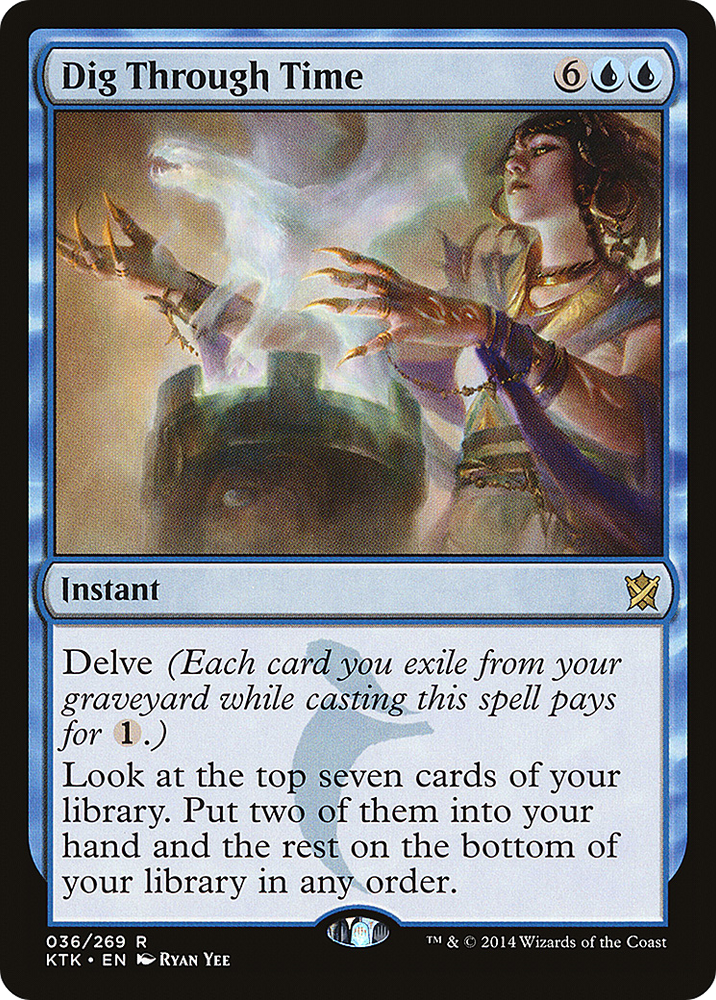 Dig Through Time (KTK-036) - Khans of Tarkir Foil