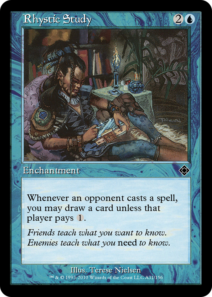 Rhystic Study (TD0-A31) - Magic Online Theme Decks