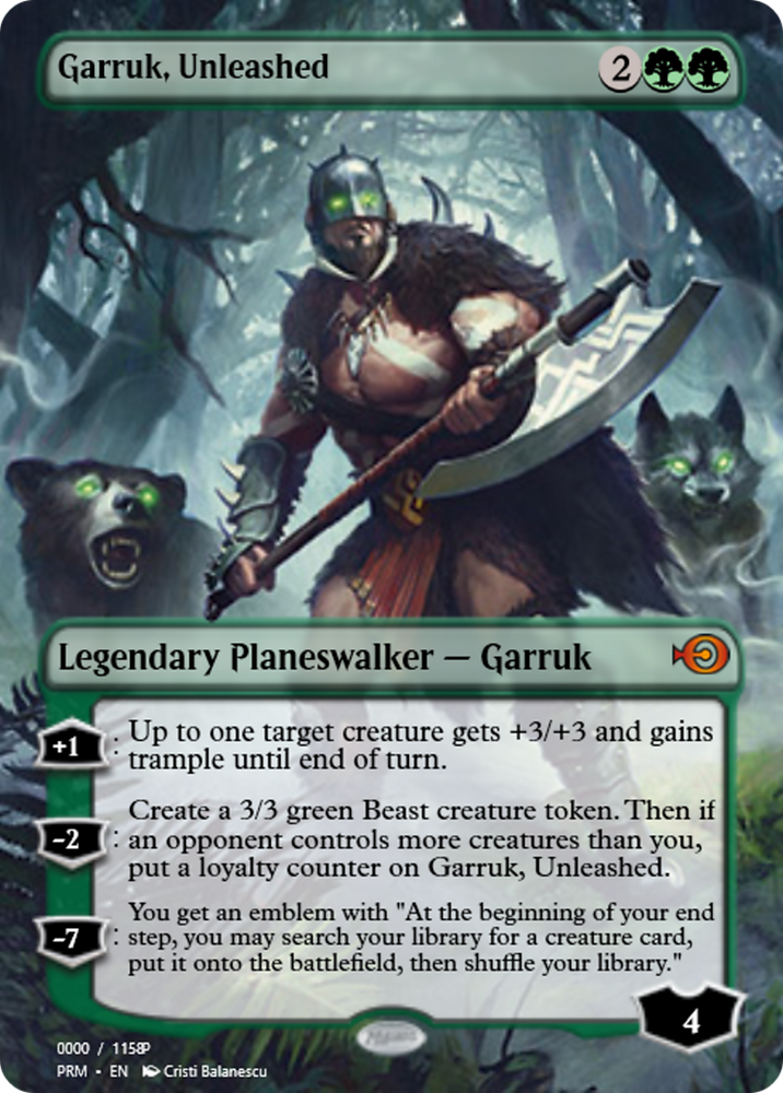 Garruk, Unleashed (PRM-85944) - Magic Online Promos