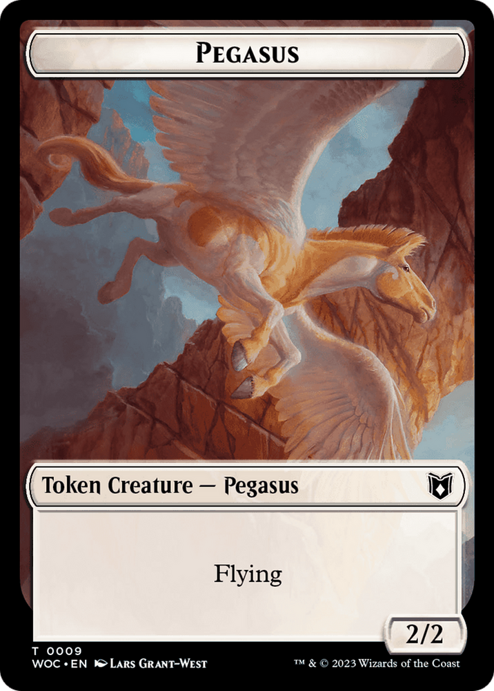 Pegasus (TWOC-009) - Wilds of Eldraine Commander Tokens