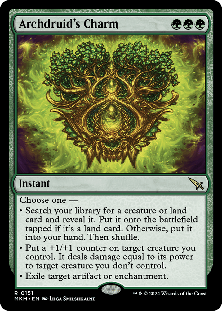 Archdruid's Charm (MKM-151) - Murders at Karlov Manor Foil