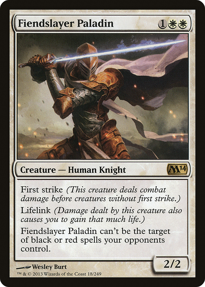 Fiendslayer Paladin (M14-018) - Magic 2014
