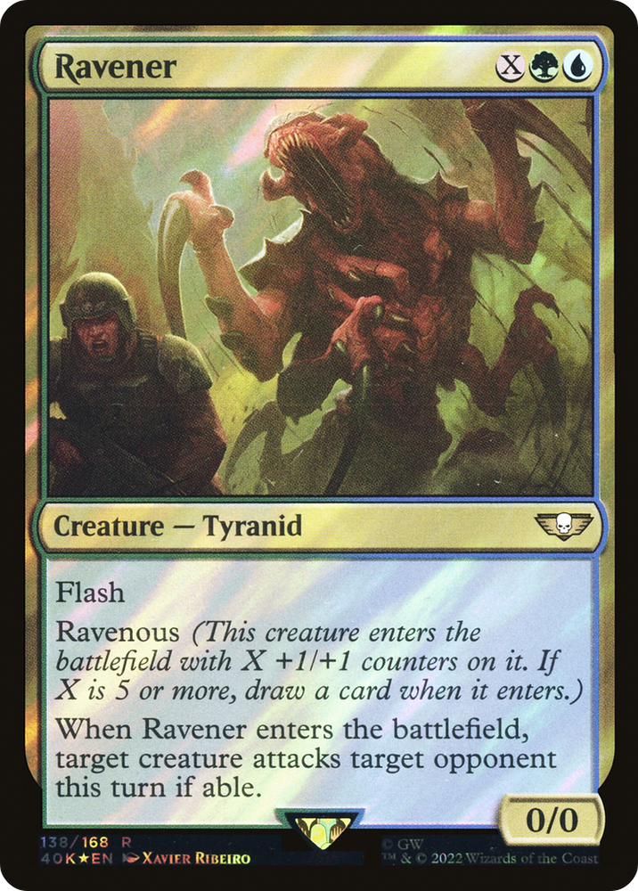 Ravener (Surge Foil) (40K-138★) - Warhammer 40,000 Commander Foil