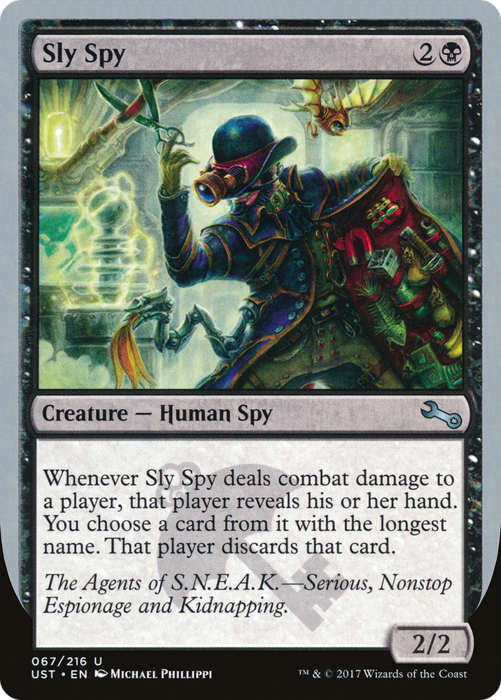 Sly Spy (A) (UST-67A) - Unstable Foil