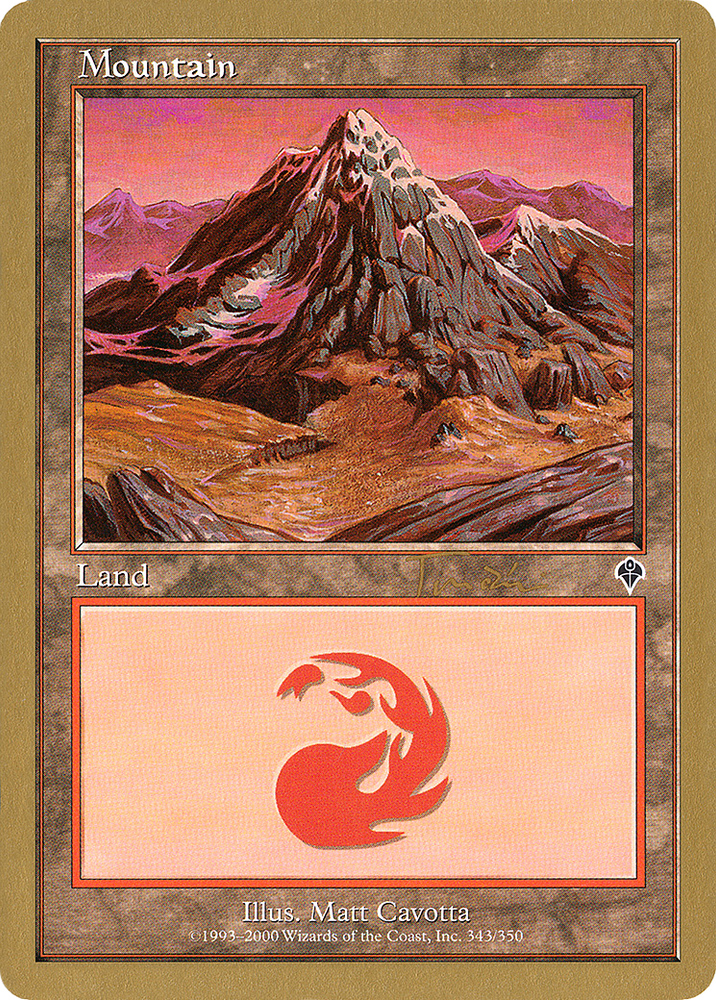 Mountain (343) - 2001 Jan Tomcani (MMQ) (WCD-) - World Championship Decks 2001
