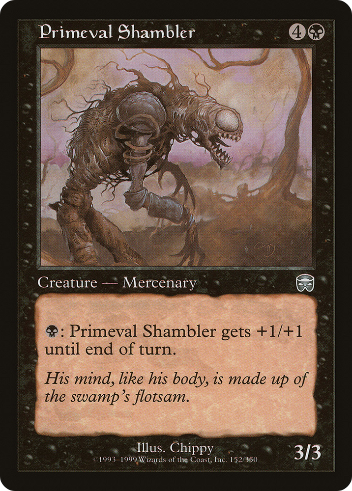Primeval Shambler (MMQ-152) - Mercadian Masques Foil