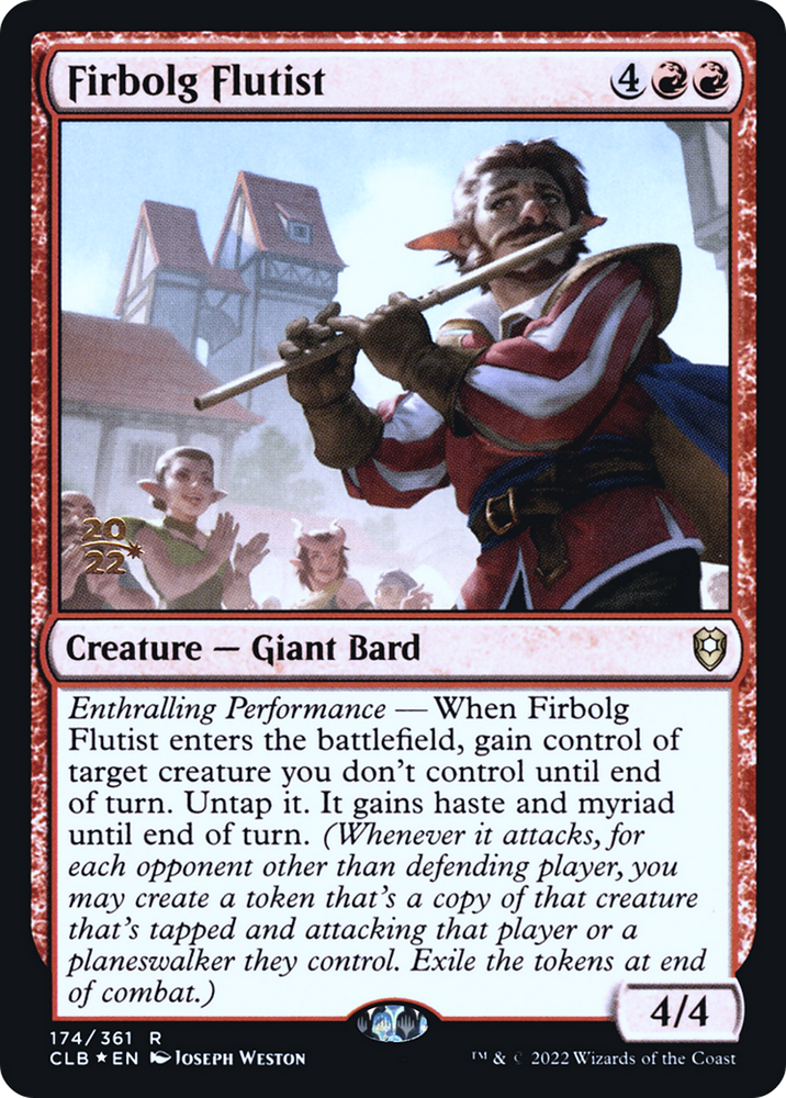 Firbolg Flutist (PRE-174S) - Battle for Baldur's Gate Promos Foil