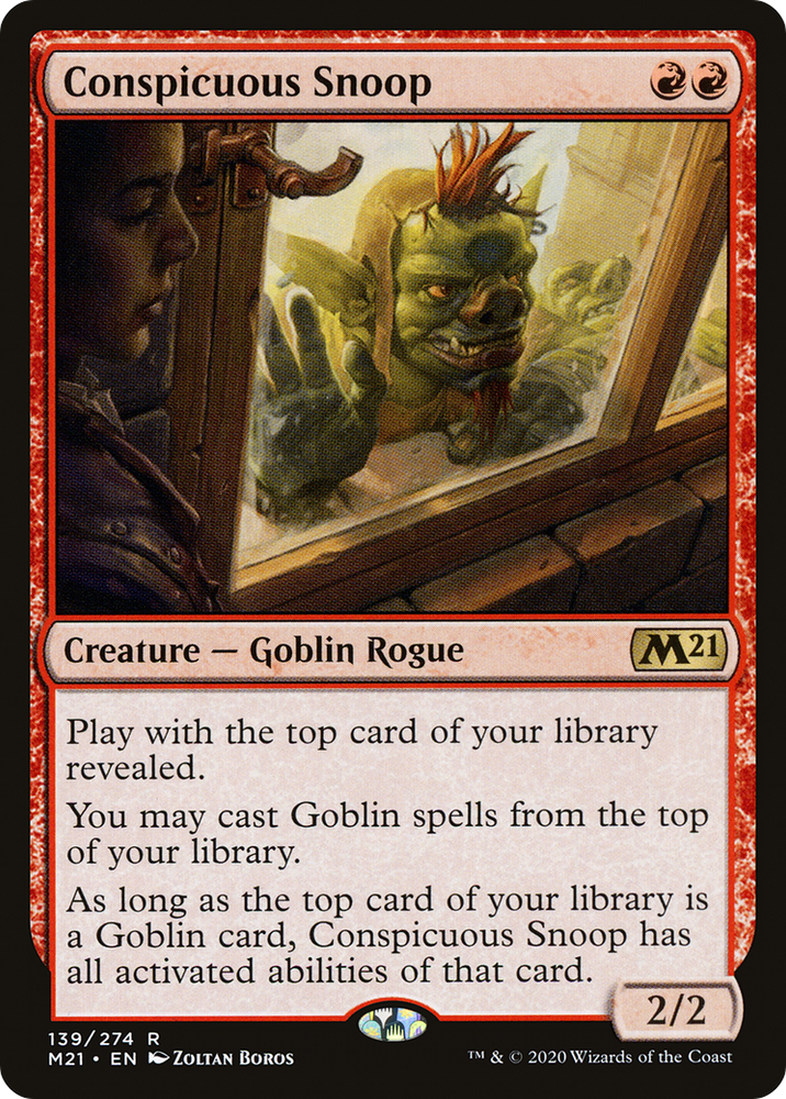 Conspicuous Snoop (M21-139) - Core Set 2021 Foil
