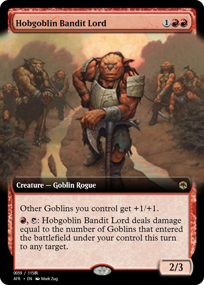 Hobgoblin Bandit Lord (PRM-92734) - Magic Online Promos