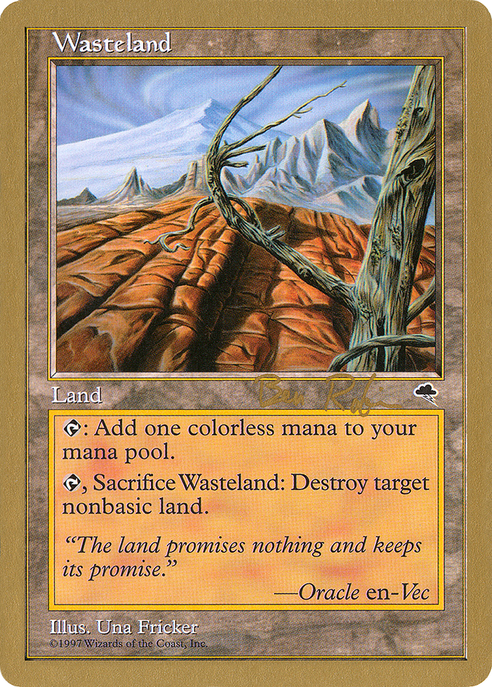 Wasteland - 1998 Ben Rubin (TMP) (WCD-BR330) - World Championship Decks 1998