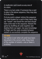 Telepathic Transmission // Telepathic Transmission (cont'd) (MDMU-003) - Dominaria United Minigames Foil