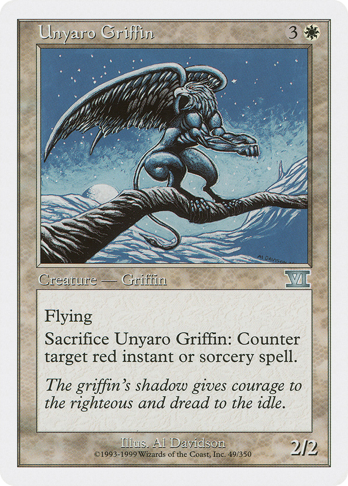 Unyaro Griffin (6ED-049) - Classic Sixth Edition