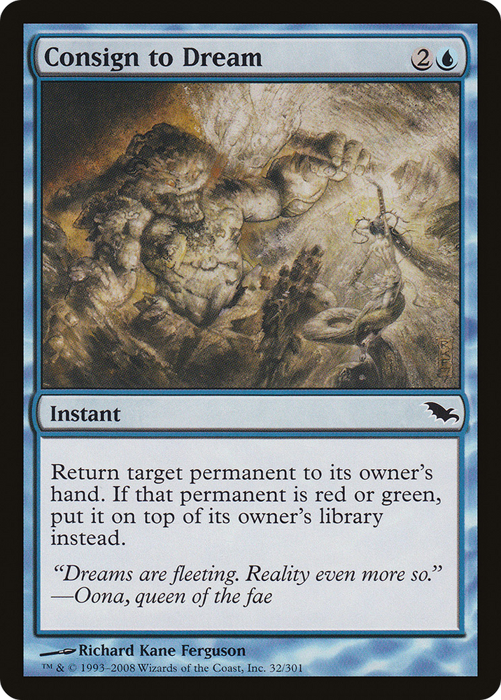 Consign to Dream (SHM-032) - Shadowmoor Foil