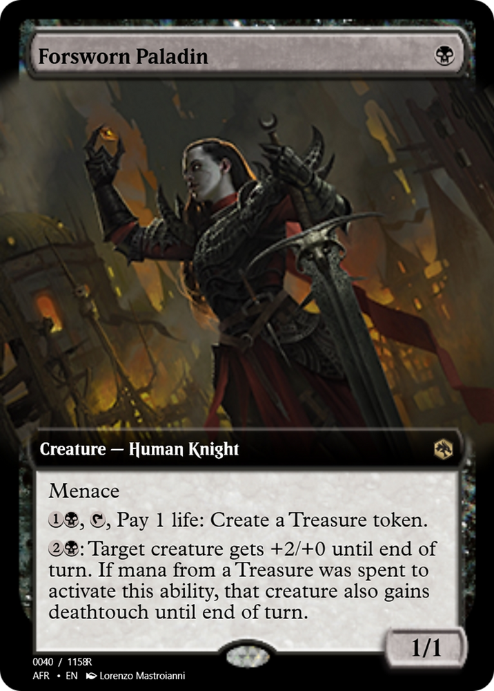 Forsworn Paladin (PRM-92696) - Magic Online Promos Foil