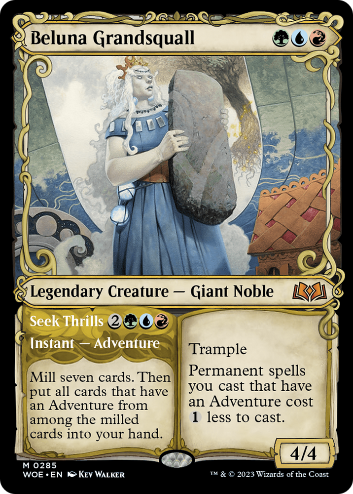 Beluna Grandsquall (Showcase) (WOE-285) - Wilds of Eldraine: (Showcase)