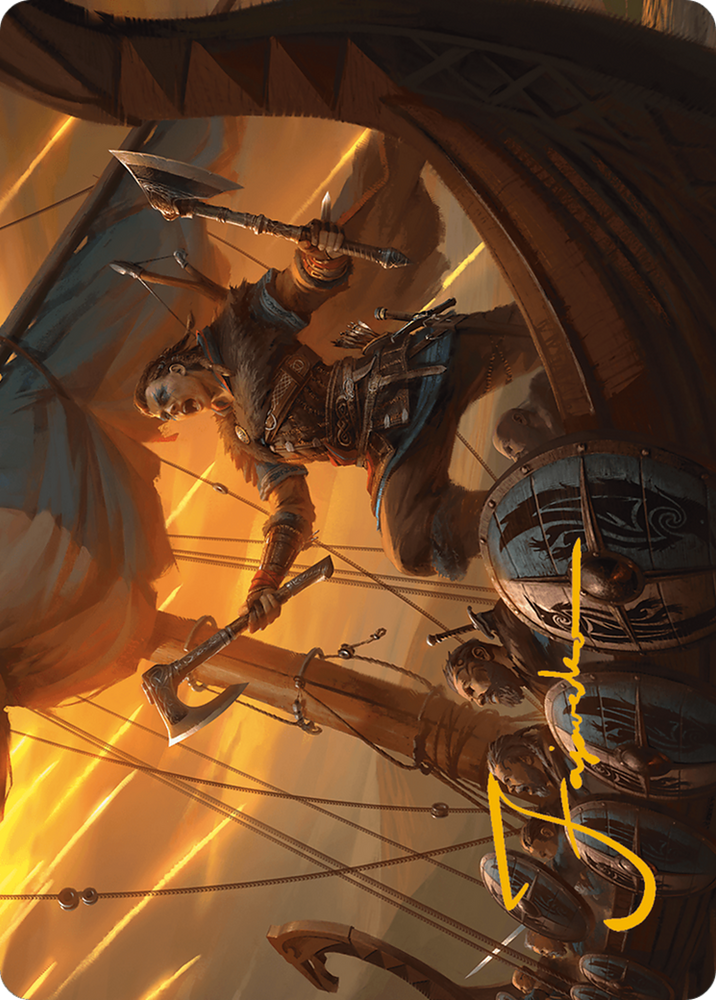 Eivor, Battle-Ready // Eivor, Battle-Ready (AACR-018) - Assassin's Creed Art Series (Borderless)