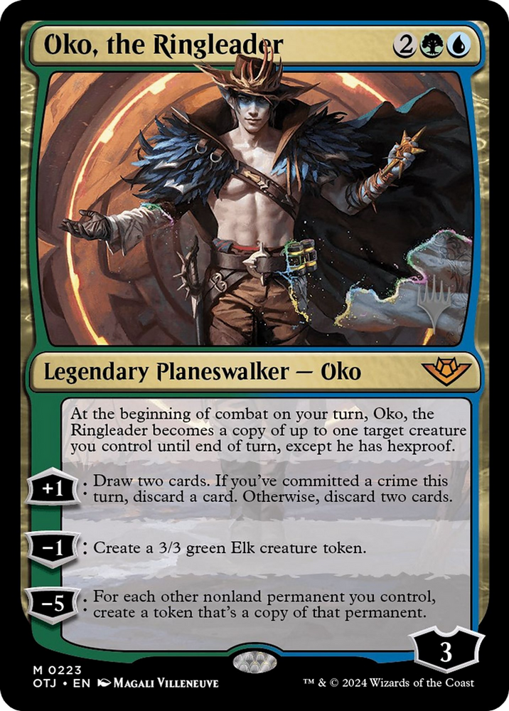 Oko, the Ringleader (PPOTJ-223) - Outlaws of Thunder Junction Promos