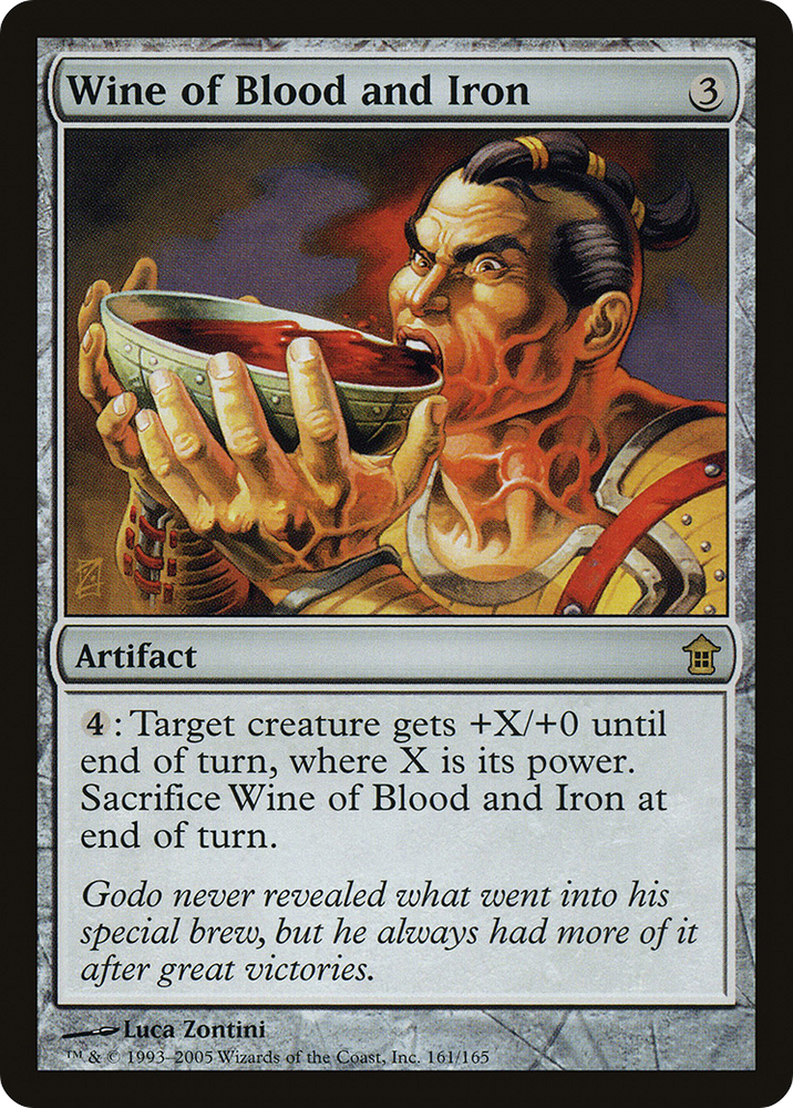 Wine of Blood and Iron (SOK-161) - Saviors of Kamigawa Foil