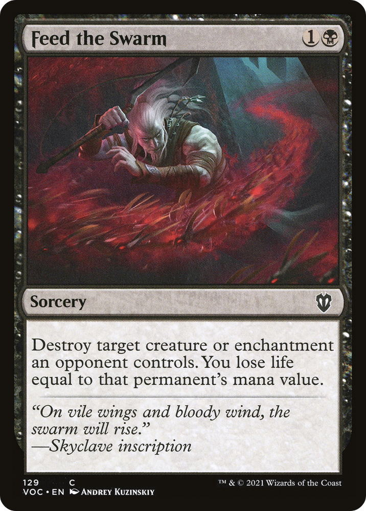 Feed the Swarm (VOC-129) - Crimson Vow Commander