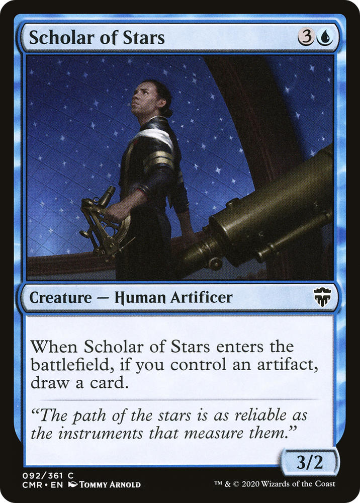 Scholar of Stars (CMR-092) - Commander Legends Foil