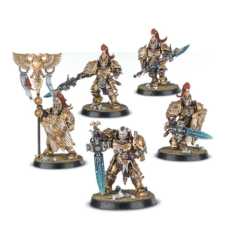 Warhammer 40,000 Adeptus Custodes Custodian Guard (5 Miniatures)