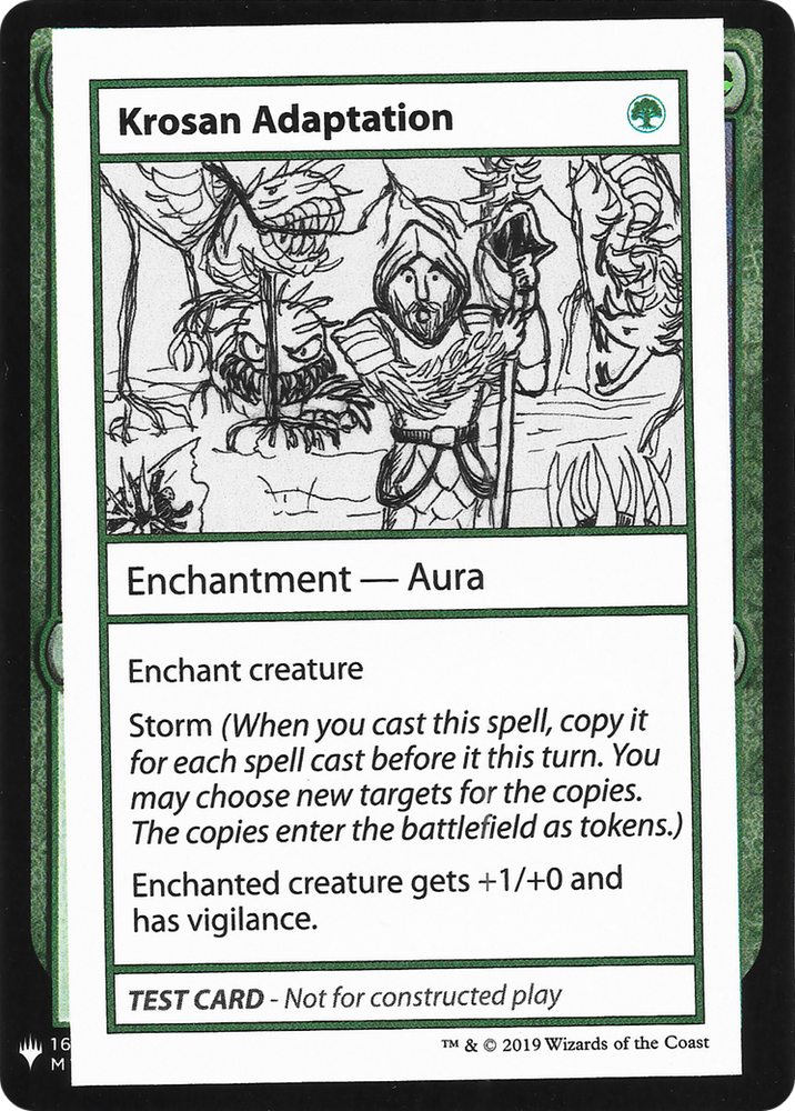 Krosan Adaptation (CMB1-) - Mystery Booster Playtest Cards 2019