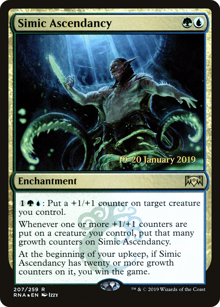 Simic Ascendancy (PRE-207) - Ravnica Allegiance Promos Foil