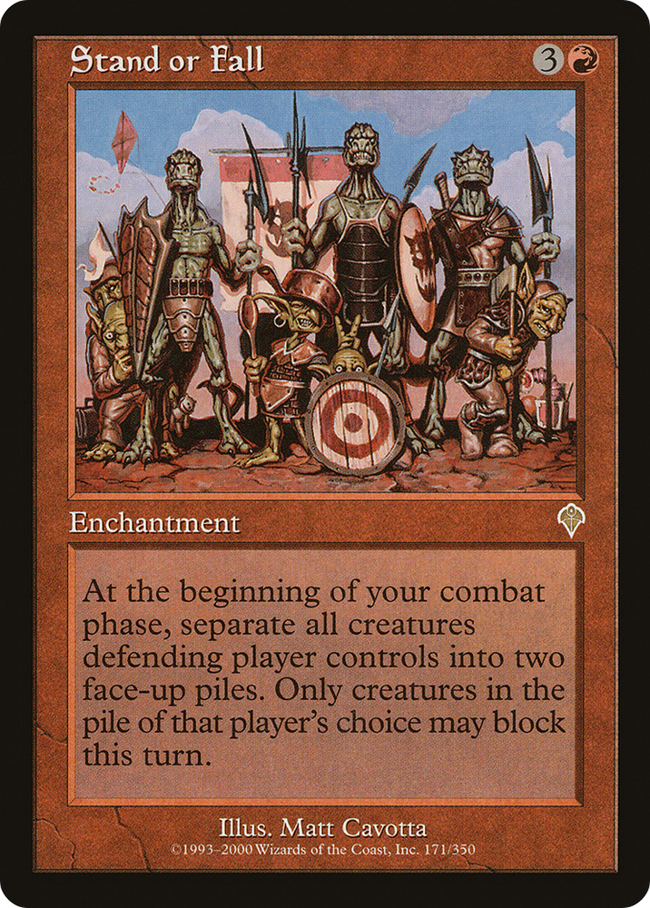 Stand or Fall (INV-171) - Invasion Foil