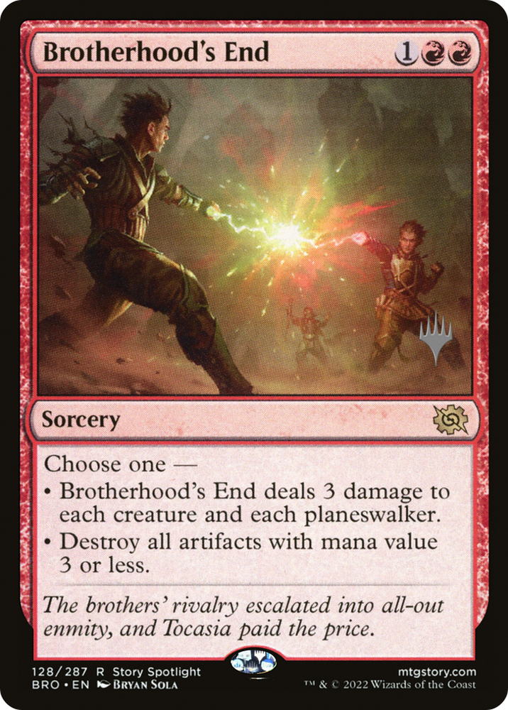 Brotherhood's End (PPBRO-128) - The Brothers' War Promos