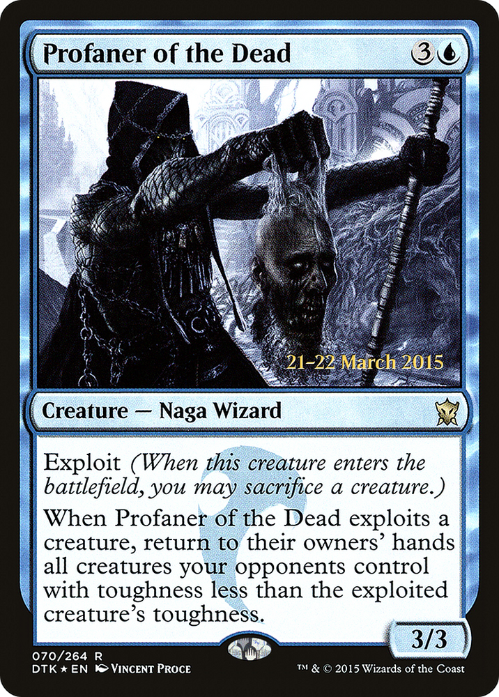 Profaner of the Dead (PRE-070) - Dragons of Tarkir Promos Foil