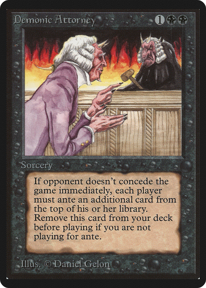 Demonic Attorney (LEB-) - Limited Edition Beta