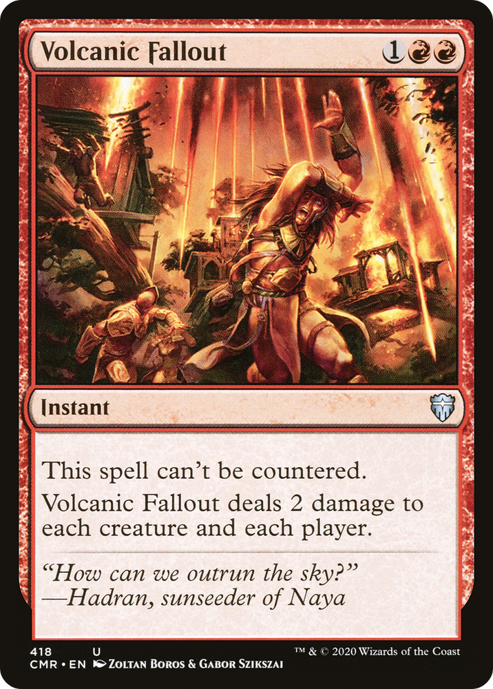 Volcanic Fallout (CMR-418) - Commander Legends