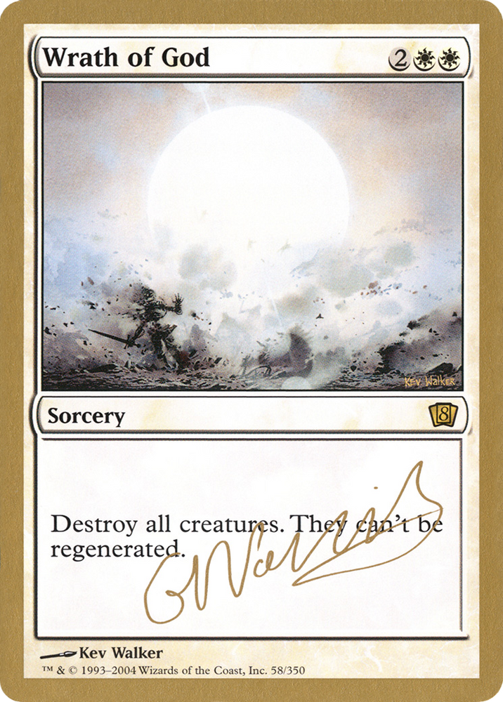 Wrath of God - 2004 Gabriel Nassif (8ED) (WCD-) - World Championship Decks 2004